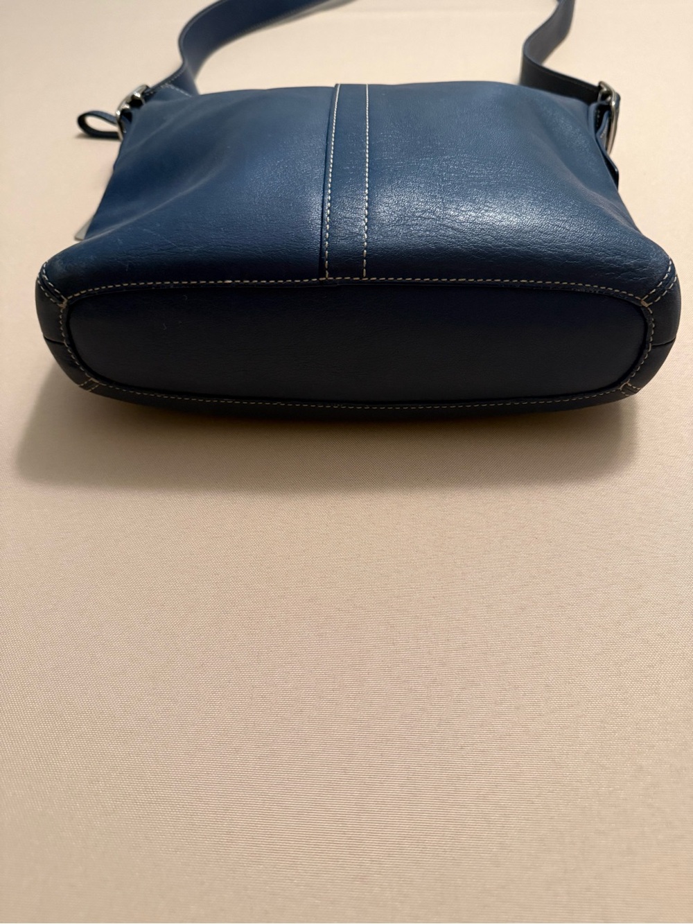 Coach Vintage Legacy Slim Duffle Blue Bag - Picture 5 of 15